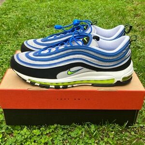 Nike Blue and Black Air Max 97 Sneakers